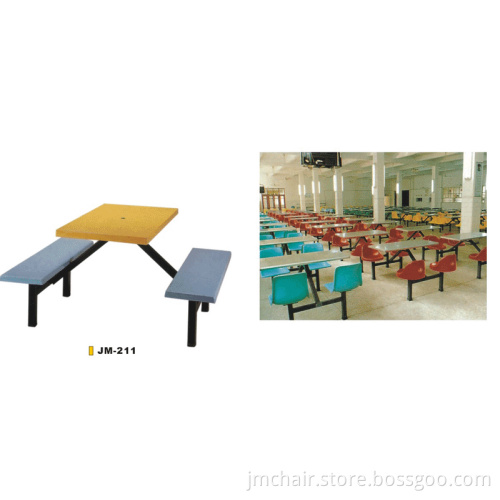 Dining Hall Snack Desk and Chairs (JM-211)